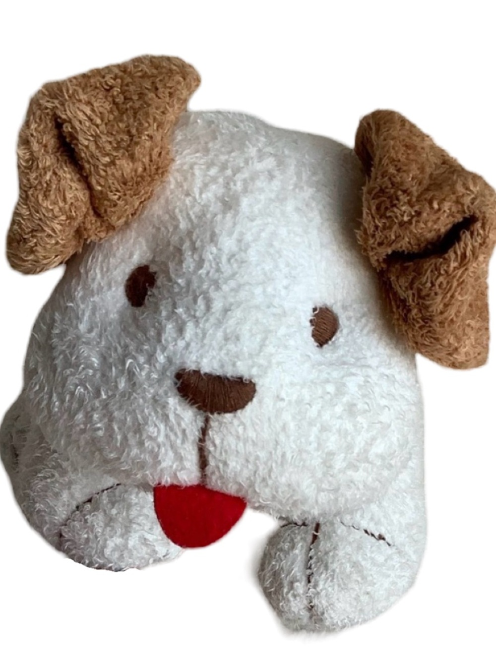 Vintage 2004 Old Navy Puppy Dog Rattle Plush 6in
